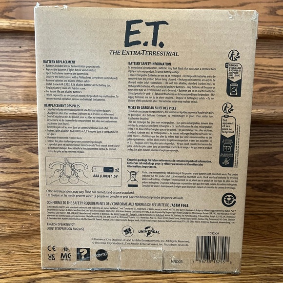 E.T. The Extra-Terrestrial 40th Anniversary Plush Bundle - NIB - Picture 3 of 7